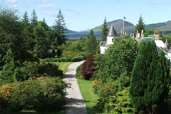  A privately run garden in Scotland. 