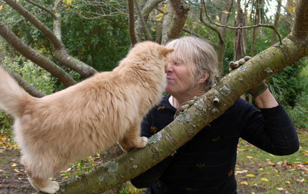  A nose smooch. 