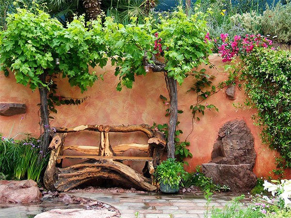 Rustic Garden Seats