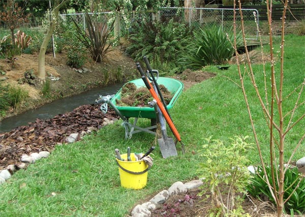 Tools of the trade - but where is my hoe? Tools of the trade - but where is my hoe?