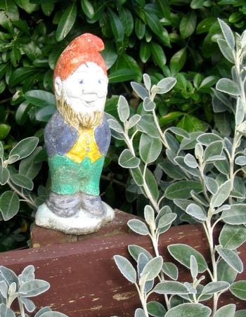  Garden gnomes must get used to being politely ignored. 