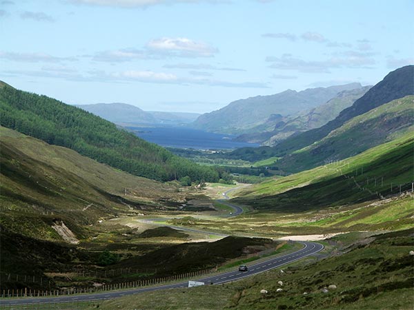 Overlooking Loch Carron. Overlooking Loch Carron.