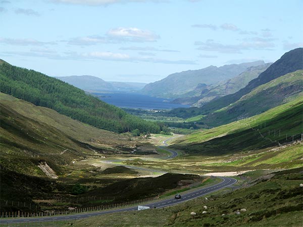  Overlooking Loch Carron. 