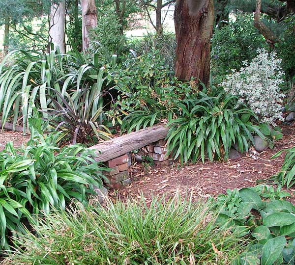  The seat is on the main Wattle Woods path. 