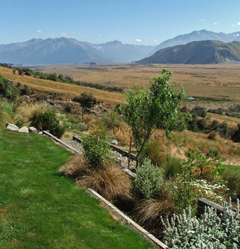  A wonderful view of the Rakaia River valley. 