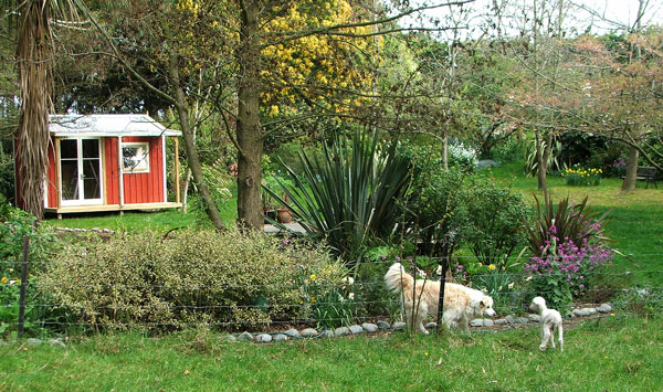  And Pond Cottage in the background... 