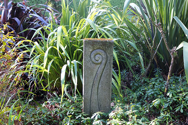  Near the Koru spiral. 