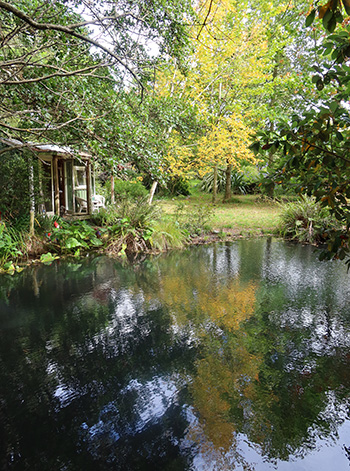  Pond Cottage in early autumn. 