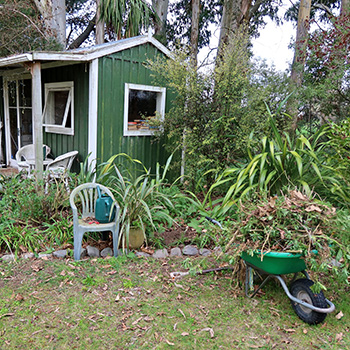  By Pond Cottage. 