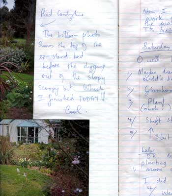  Originally I used to write my journal in an exercise book, and stick photos in there. How times have changed! 