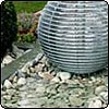 Spherical Waterfall Garden Feature