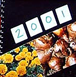  Here is my 2001 gardening journal. 