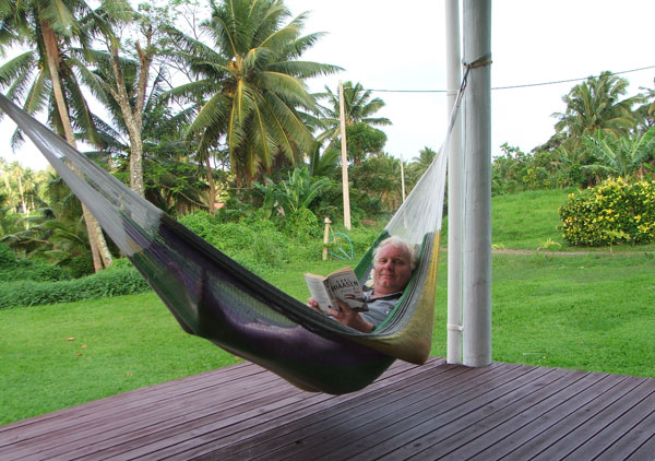  Though he was on holiday in Rarotonga at the time... 