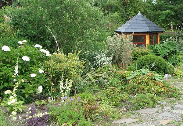  A stylish gazebo. 