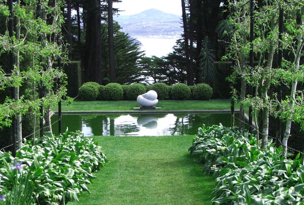  In the Larnach Castle Garden. 