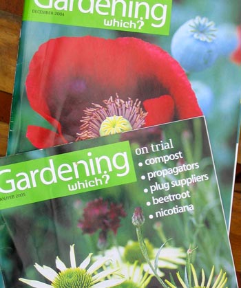  A consumer style garden magazine from England. 
