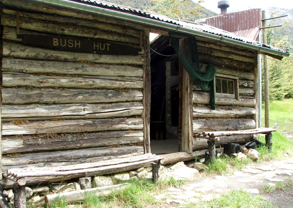  A log cabin in the bush. 