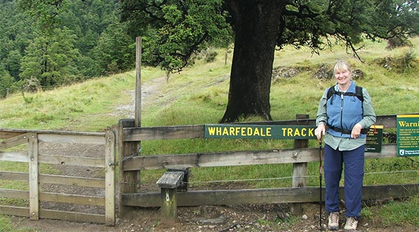  The beginning of the Wharfedale Track. 