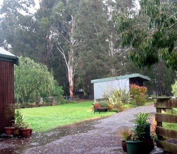  The Stables Garden is in the distance. 