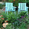 Blue Garden Seats
