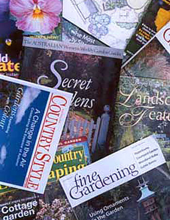  Some of the Gardening Magazines I subscribe to. 