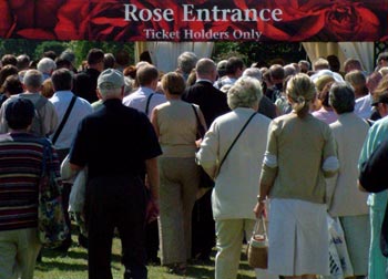  The Rose Entrance is named after the Festival of Roses marquee which greets you on entry. 